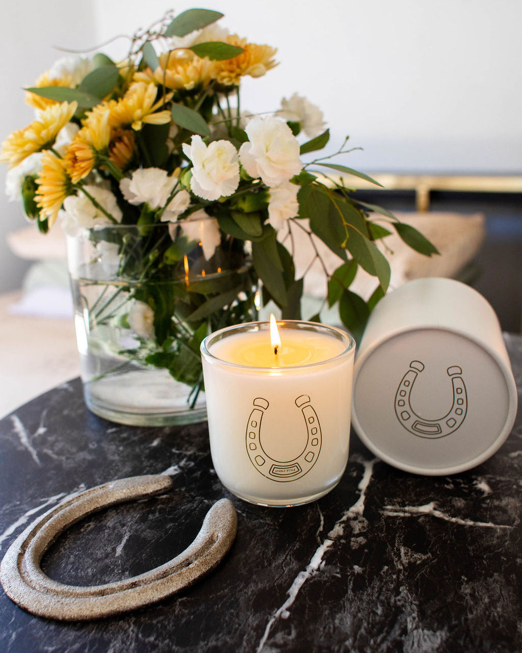 Horseshoe Candle - Lucky