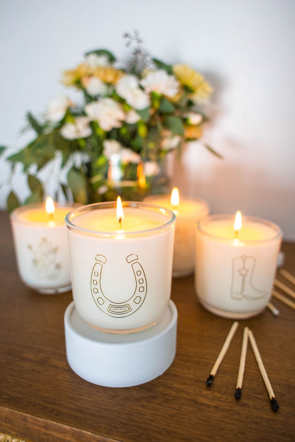 Horseshoe Candle - Lucky