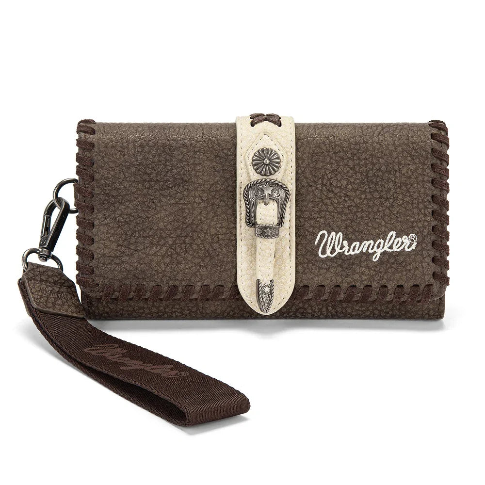 Wrangler Western Buckle RFID Wallet