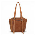 Montana West Western Tassel Studded Tote Bag