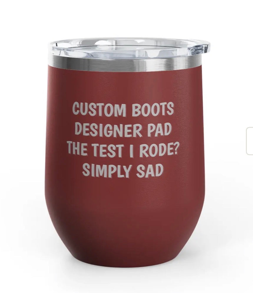Wine Tumblers, 12 oz. - Custom Boots