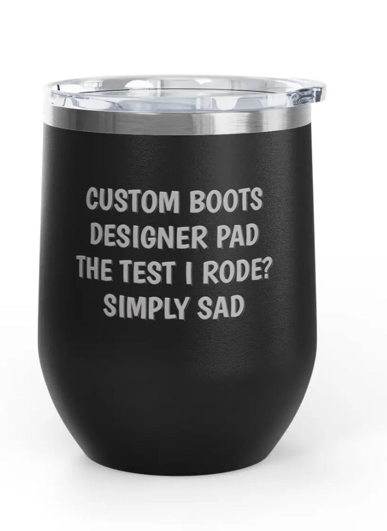 Wine Tumblers, 12 oz. - Custom Boots