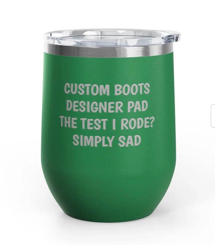 Wine Tumblers, 12 oz. - Custom Boots