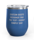 Wine Tumblers, 12 oz. - Custom Boots