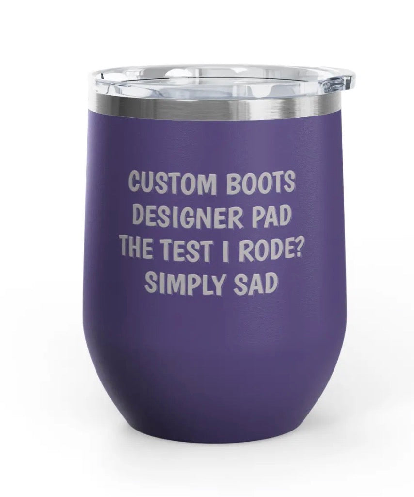 Wine Tumblers, 12 oz. - Custom Boots