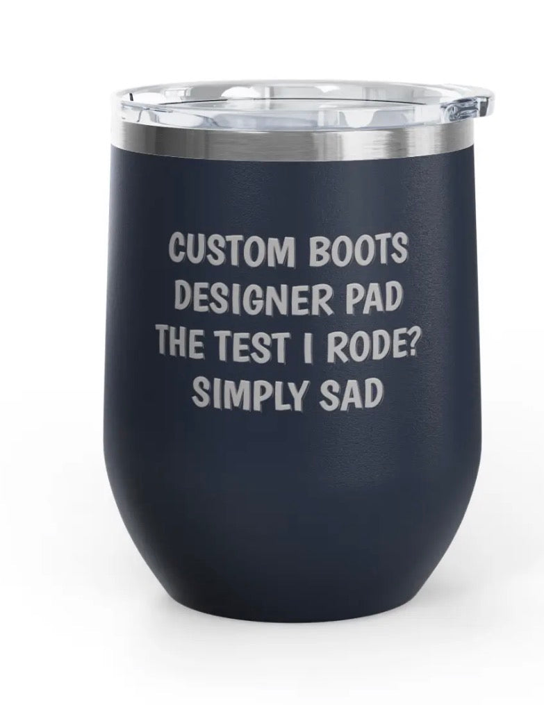 Wine Tumblers, 12 oz. - Custom Boots