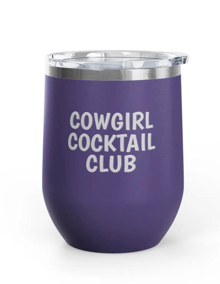 Wine Tumblers - 12 oz. - Cowgirl Cocktail Club