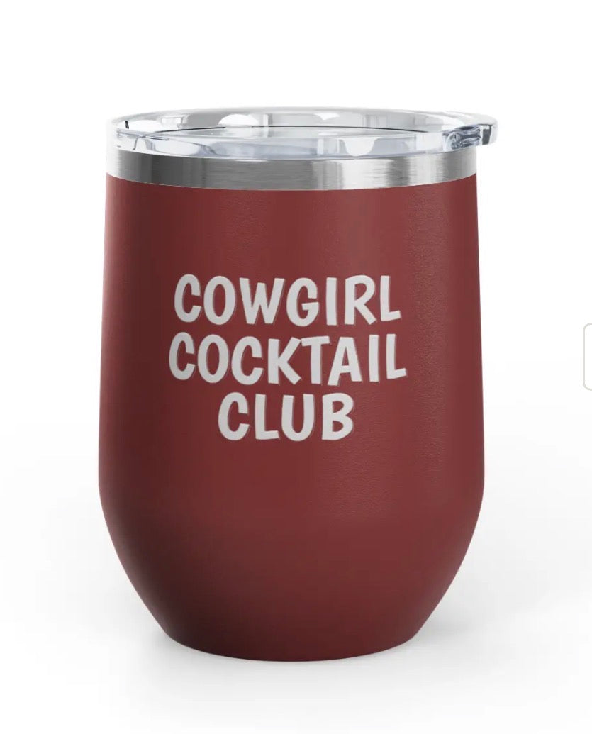 Wine Tumblers - 12 oz. - Cowgirl Cocktail Club