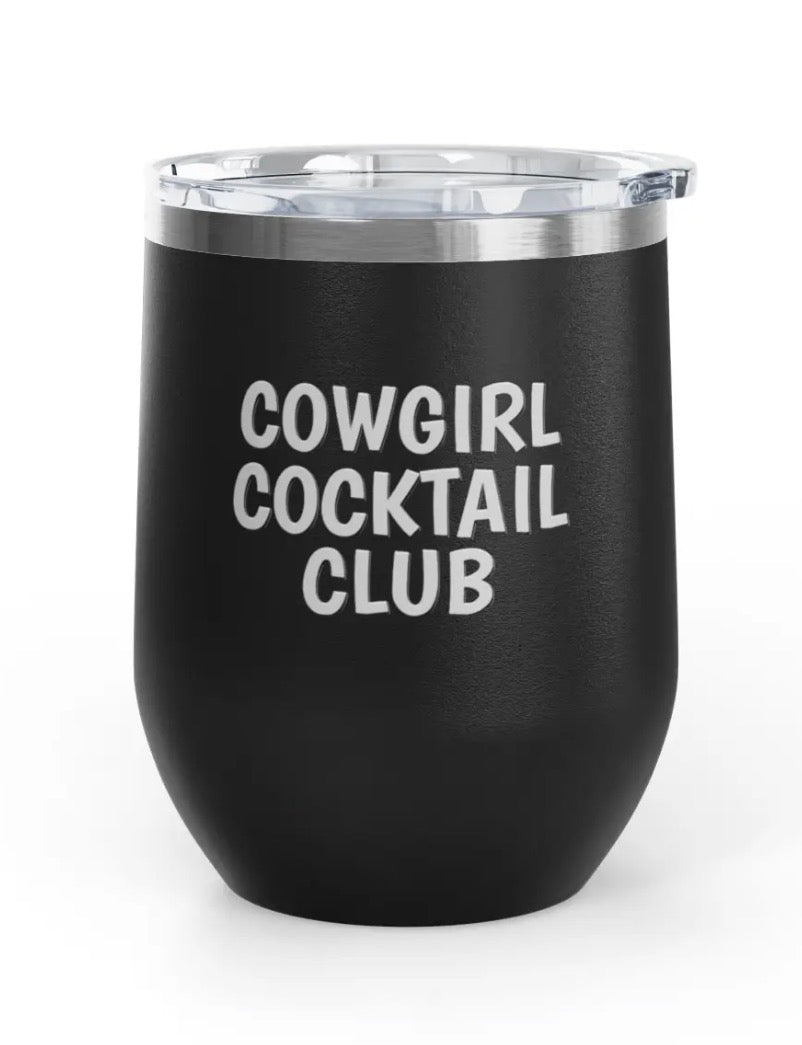 Wine Tumblers - 12 oz. - Cowgirl Cocktail Club