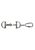 Huntley Equestrian Silver D-Bit Keychain