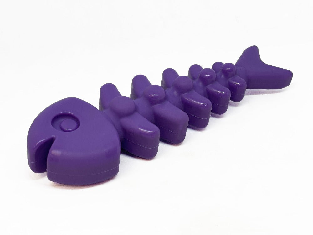 Fish Bone Nylon Dog Toy for Aggressive Chewers | USA Made | SodaPup