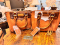 Montana West Hair-On Hide Concealed Carry Tote Bag with Tooled Strap