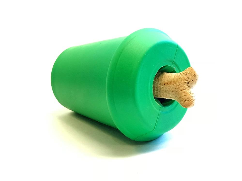 Coffee Cup Rubber Dog Chew Toy Treat Dispenser EDispenser