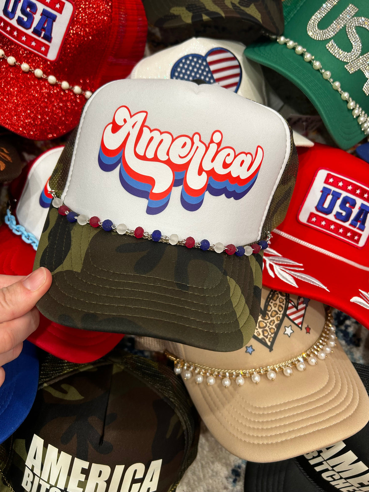 Retro America Trucker Hat