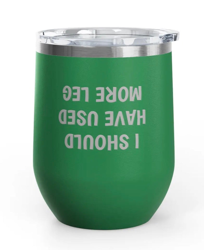 Wine Tumblers, 12 oz. - Engraved - More Leg