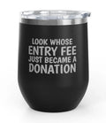 Wine Tumblers, 12 oz. - Engraved - Entry Fee