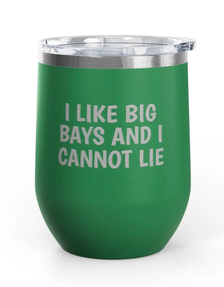 Wine tublers, 12 oz. - Engraved - Big Bays