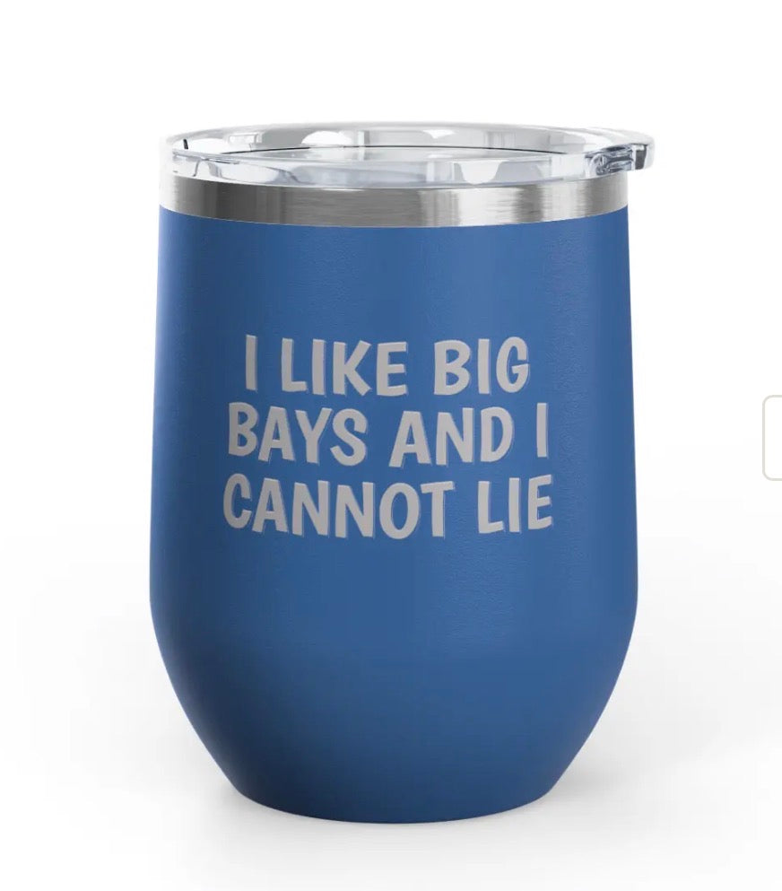 Wine tublers, 12 oz. - Engraved - Big Bays