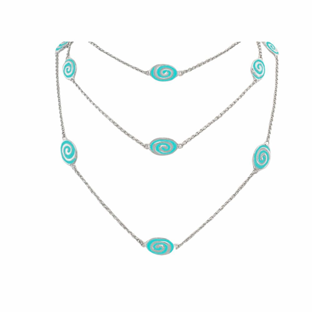 Signature Swirl Long Necklace