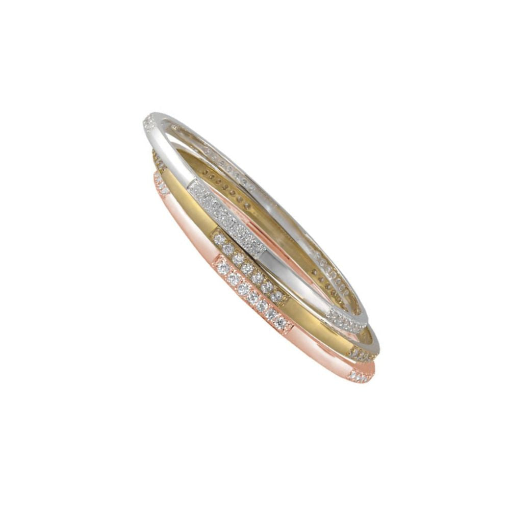 Glamour Pave Stackable Bangle