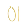 Plain Hoop Earrings