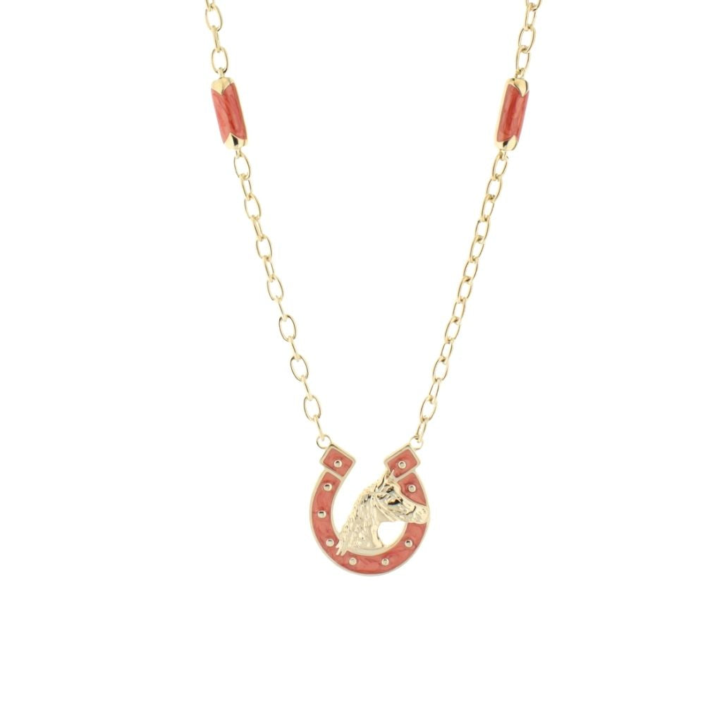 Equestrian Pendant Necklace