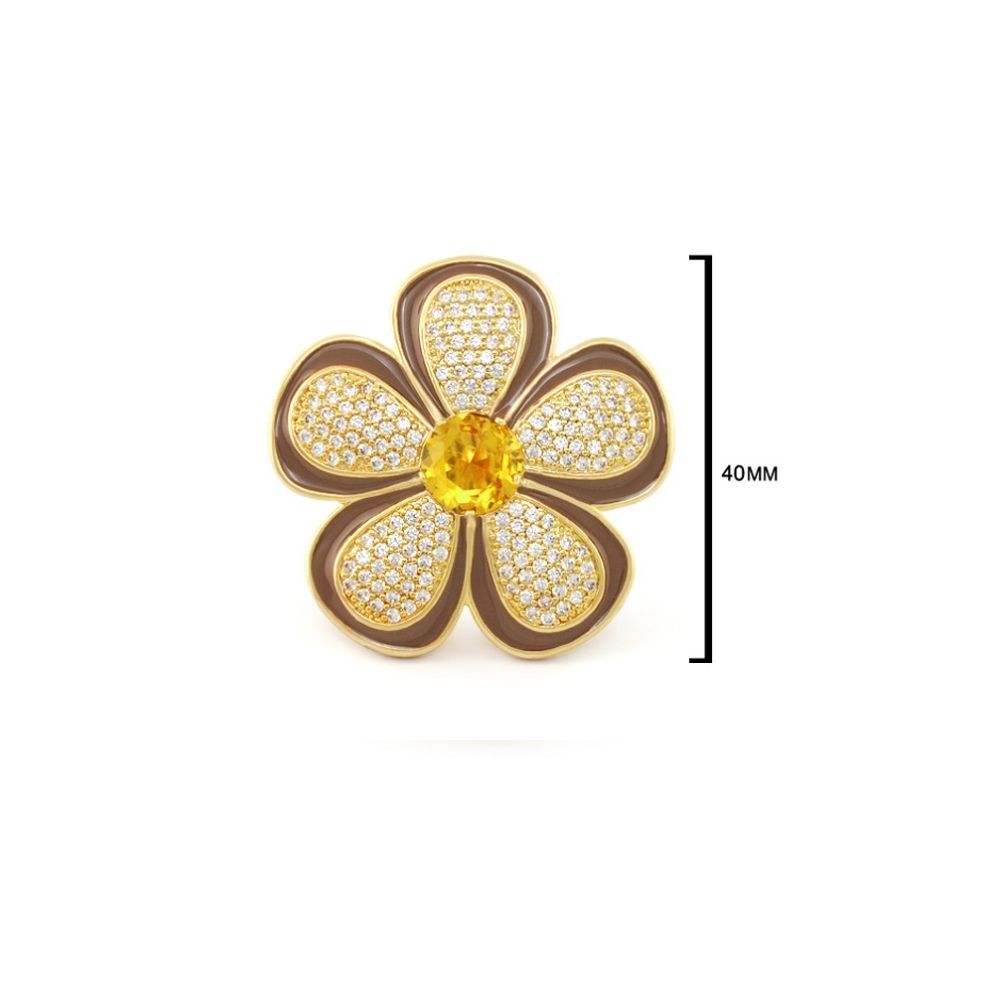 Falling Flowers Cocktail Ring