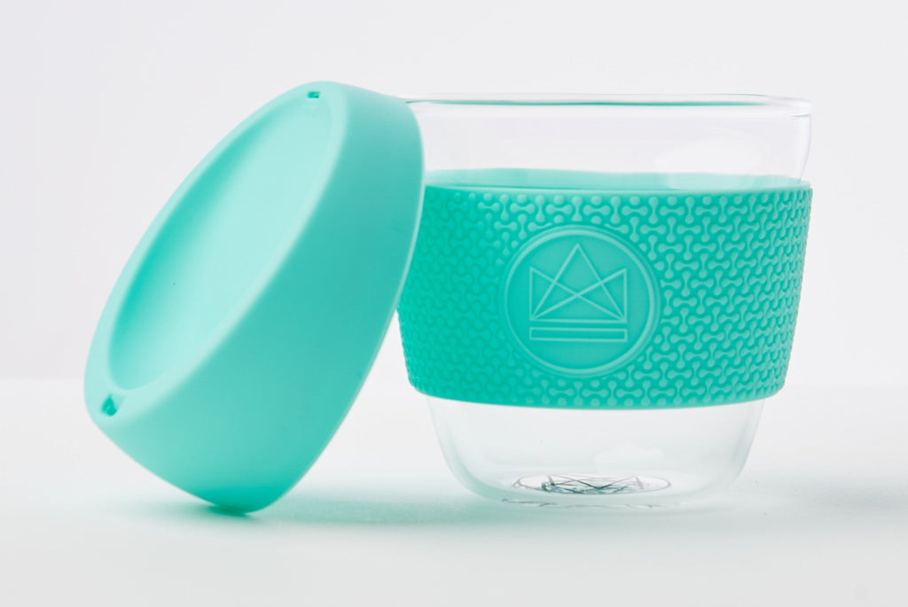 Reusable Glass Coffee Cup-8oz