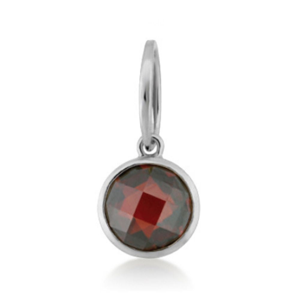 January Birthstone Color Pendant