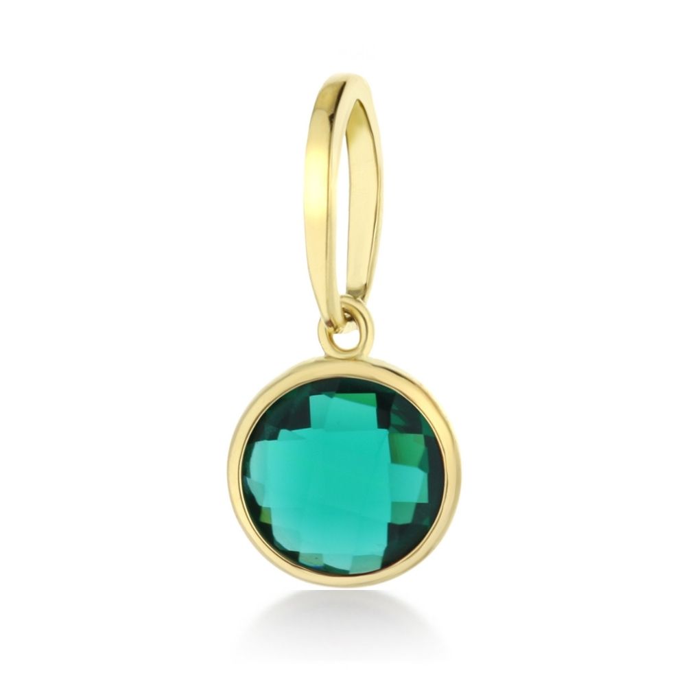 December Birthstone Color Pendant