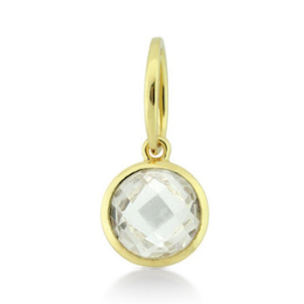 April Birthstone Color Pendant