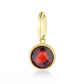 January Birthstone Color Pendant