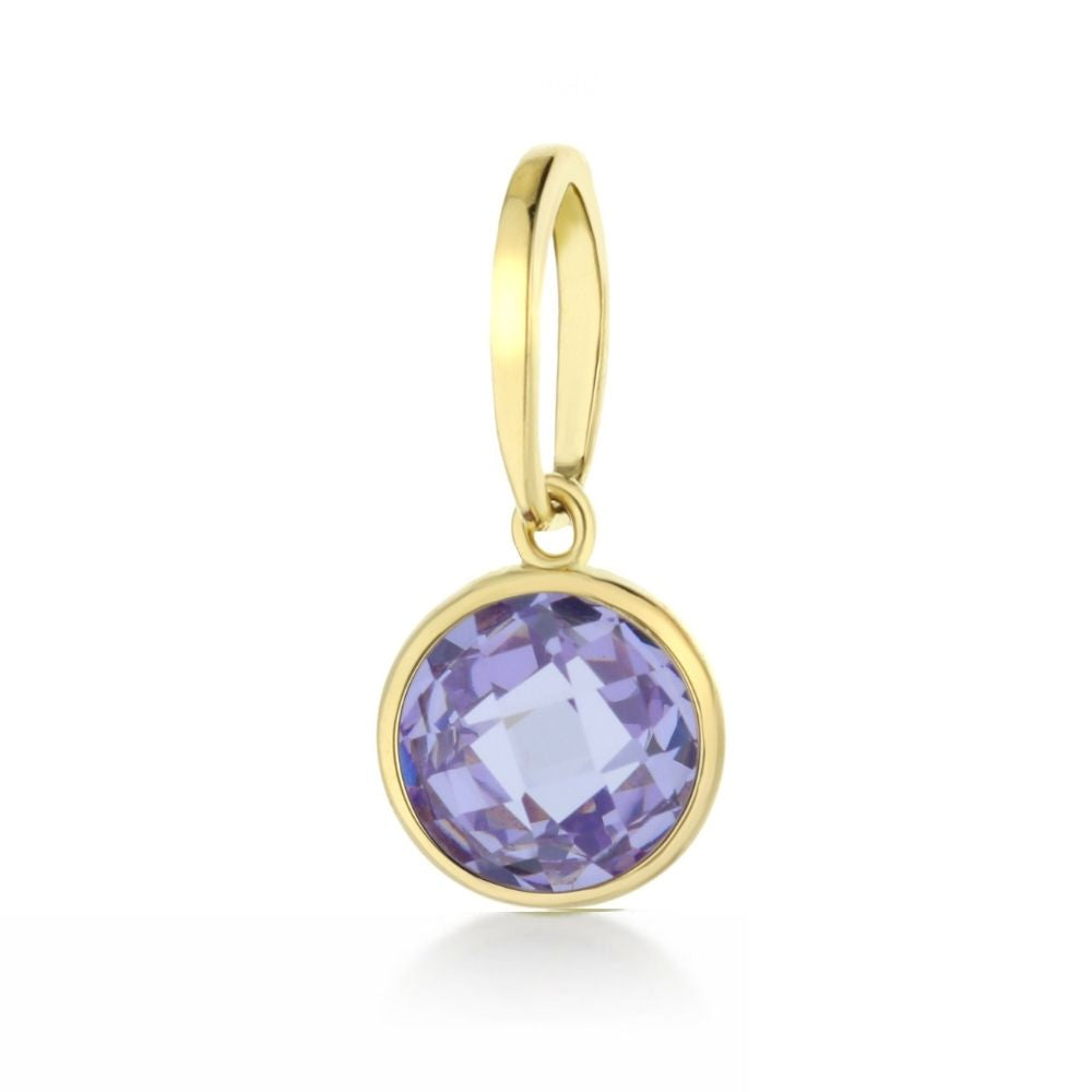 June Birthstone Color Pendant