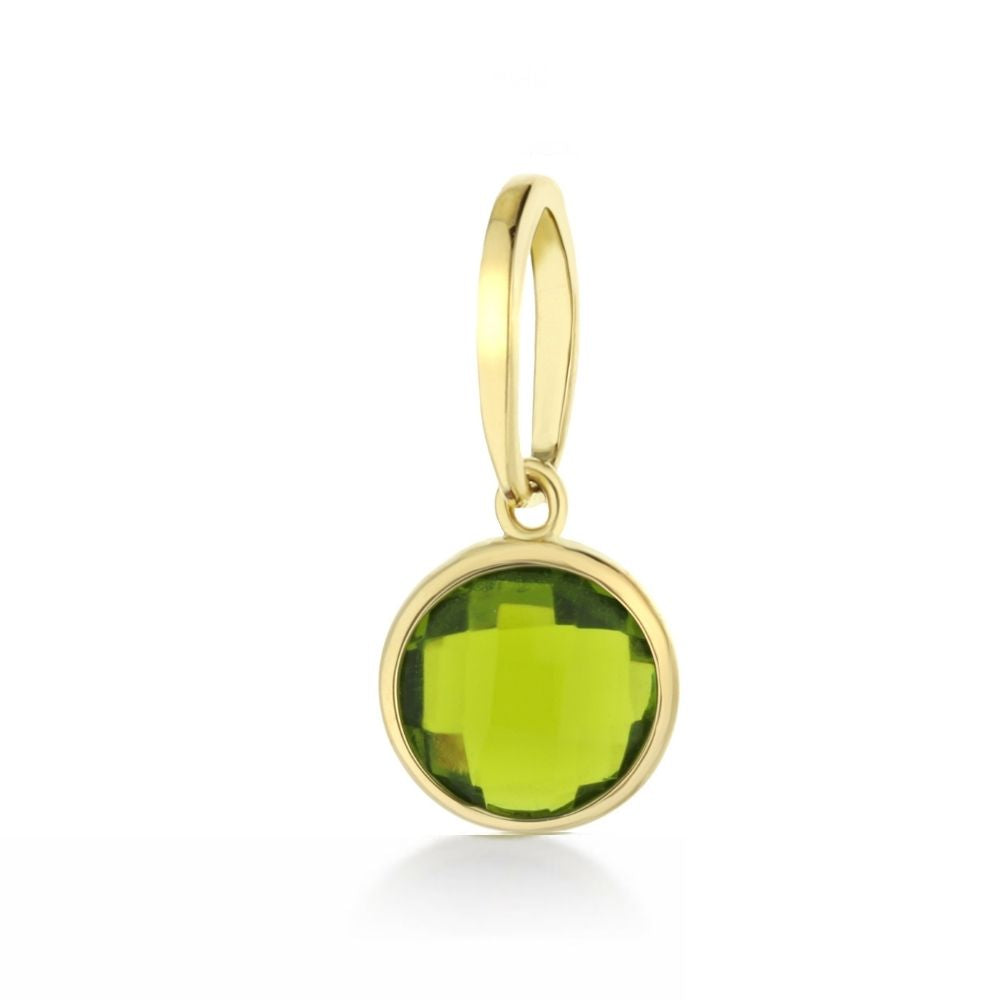 August Birthstone Color Pendant
