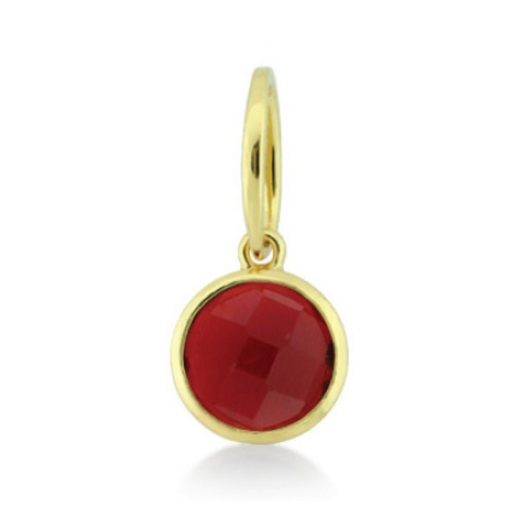 July Birthstone Color Pendant