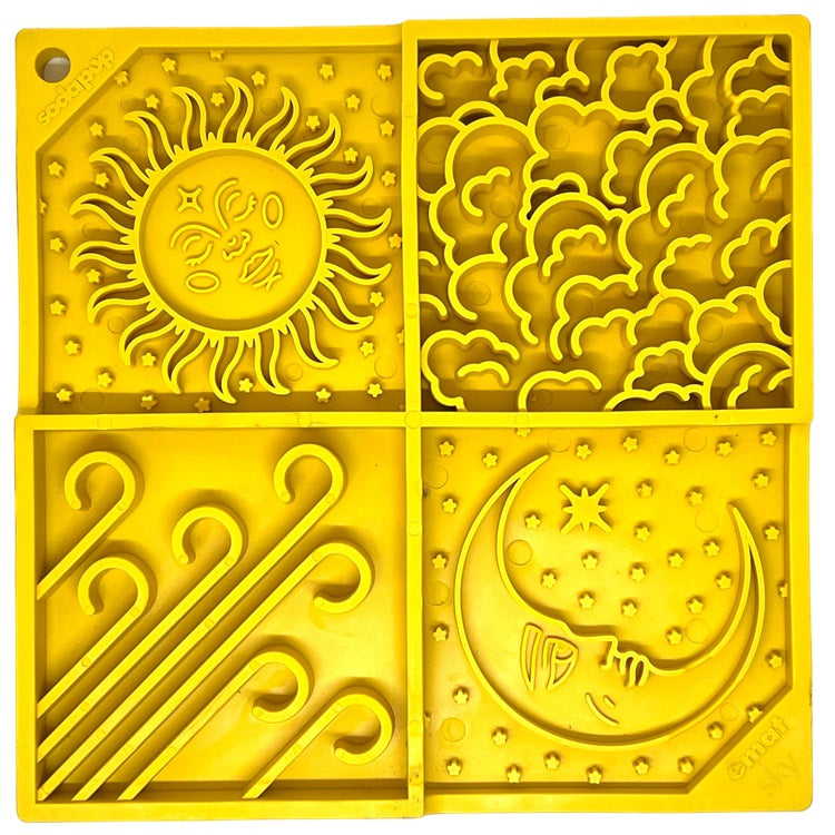 Sky eMat - Enrichment Lick Mat for Dogs and Cats | Celestial Design | SodaPup