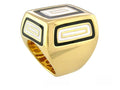 Modern Art cocktail ring