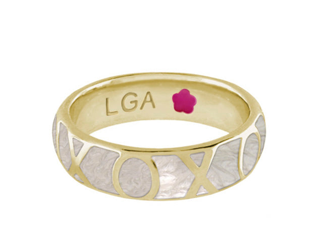 Xoxo Collections Stackable Ring Gold Plated Brass