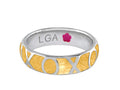 Xoxo Ring Stackable Brass