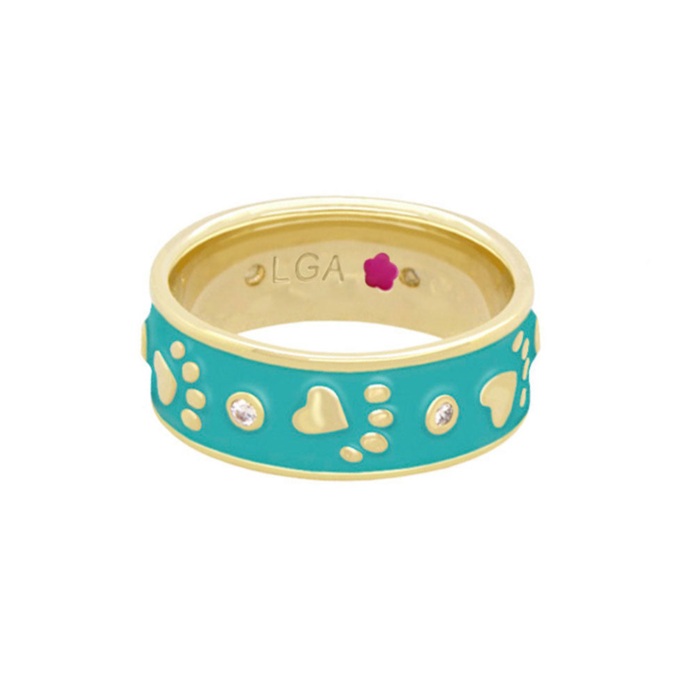 Dog Paws Animal Paradise Ring