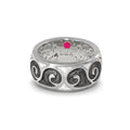 Butterfly World Band Ring