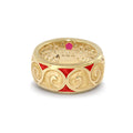Butterfly World Band Ring