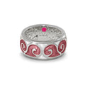 Butterfly World Band Ring