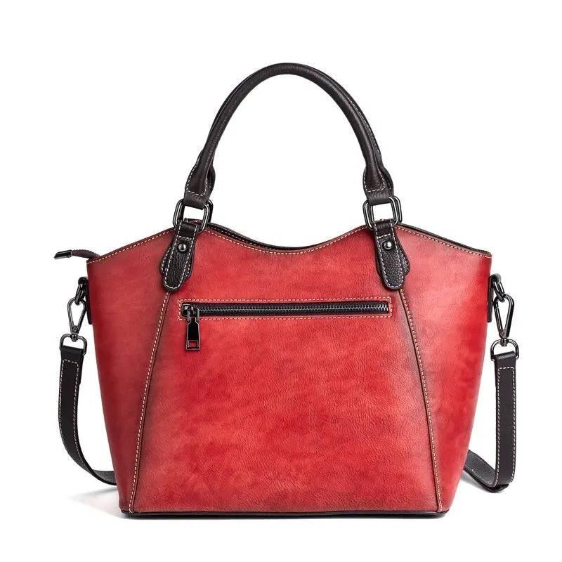 Vintage Deerskin Leather Handbag For Everyday Use VDLH01