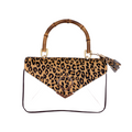 Rowan Bag in Leopard with Brown