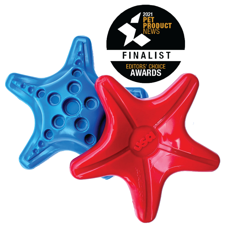 SodaPup Starfish Nylon Dog Chew Toy For Aggressive Chewers