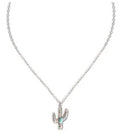 Desert Bloom Saguaro Cactus Necklace Jewelry DB-SC-01