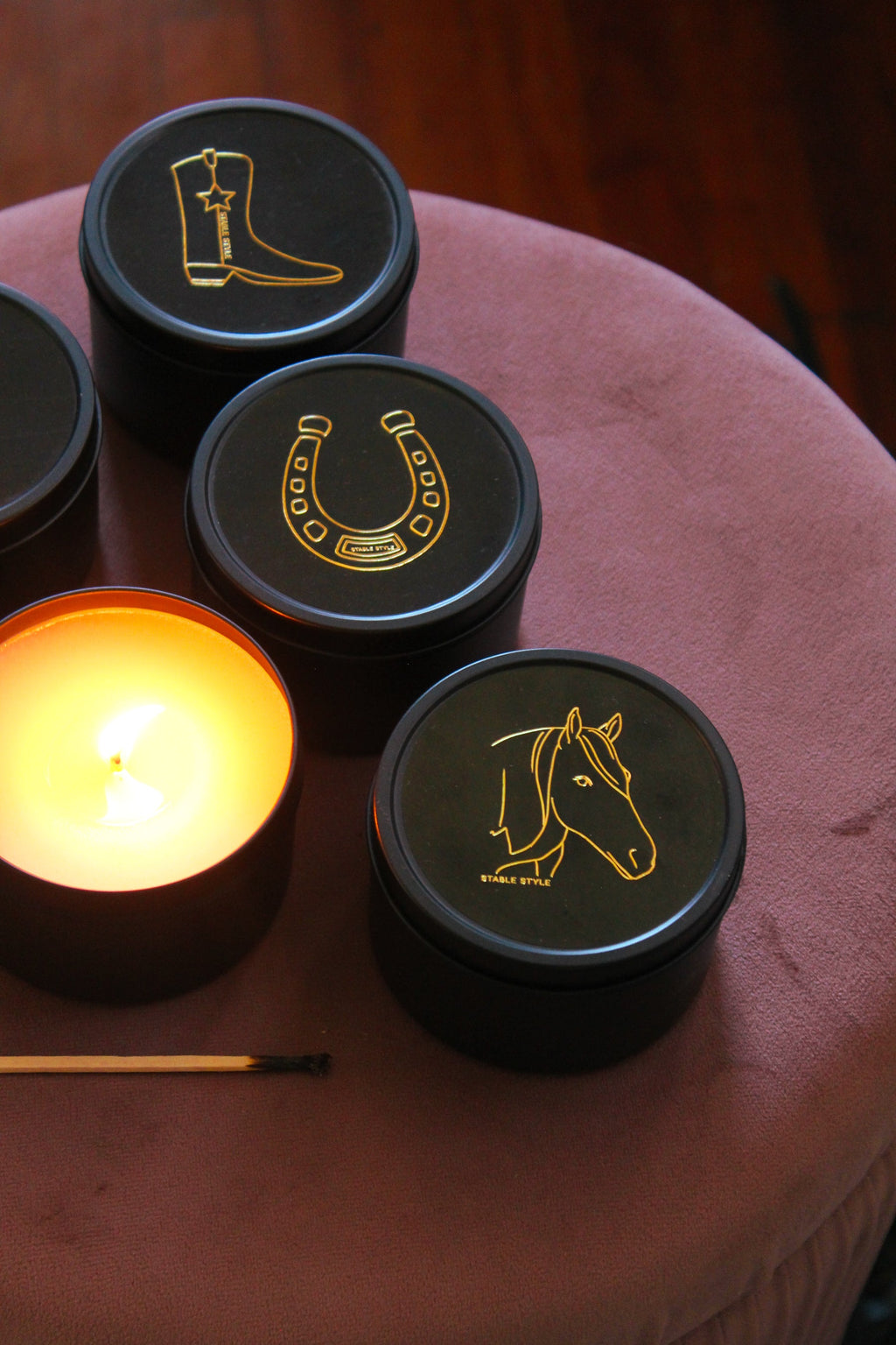 Horseshoe - Lucky Candle Tin