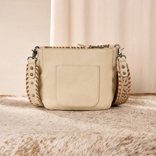 Trinity Ranch Cowhide Fringe Crossbody Bag