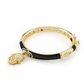 Girls Hamsa Stackable Charm Bangle